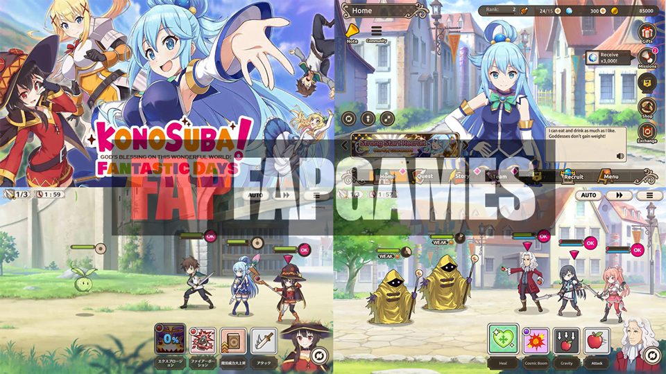 KonoSuba dias fantásticos versão móvel andróide iOS apk baixar gratuitamente -TapTap